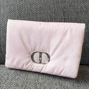 Christian Dior Baby Pink Puffy Clutch/Wallet